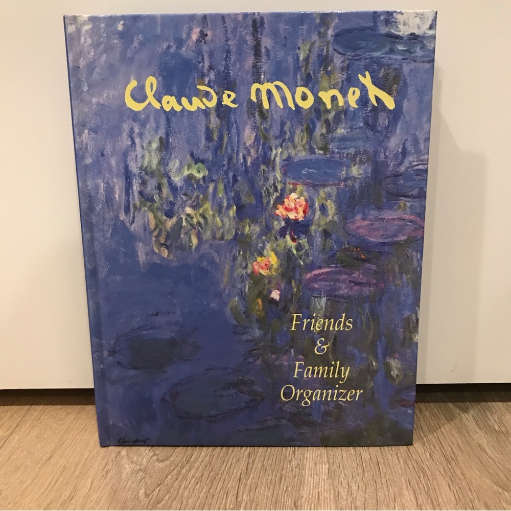 Claude Monet Address Book and Planner